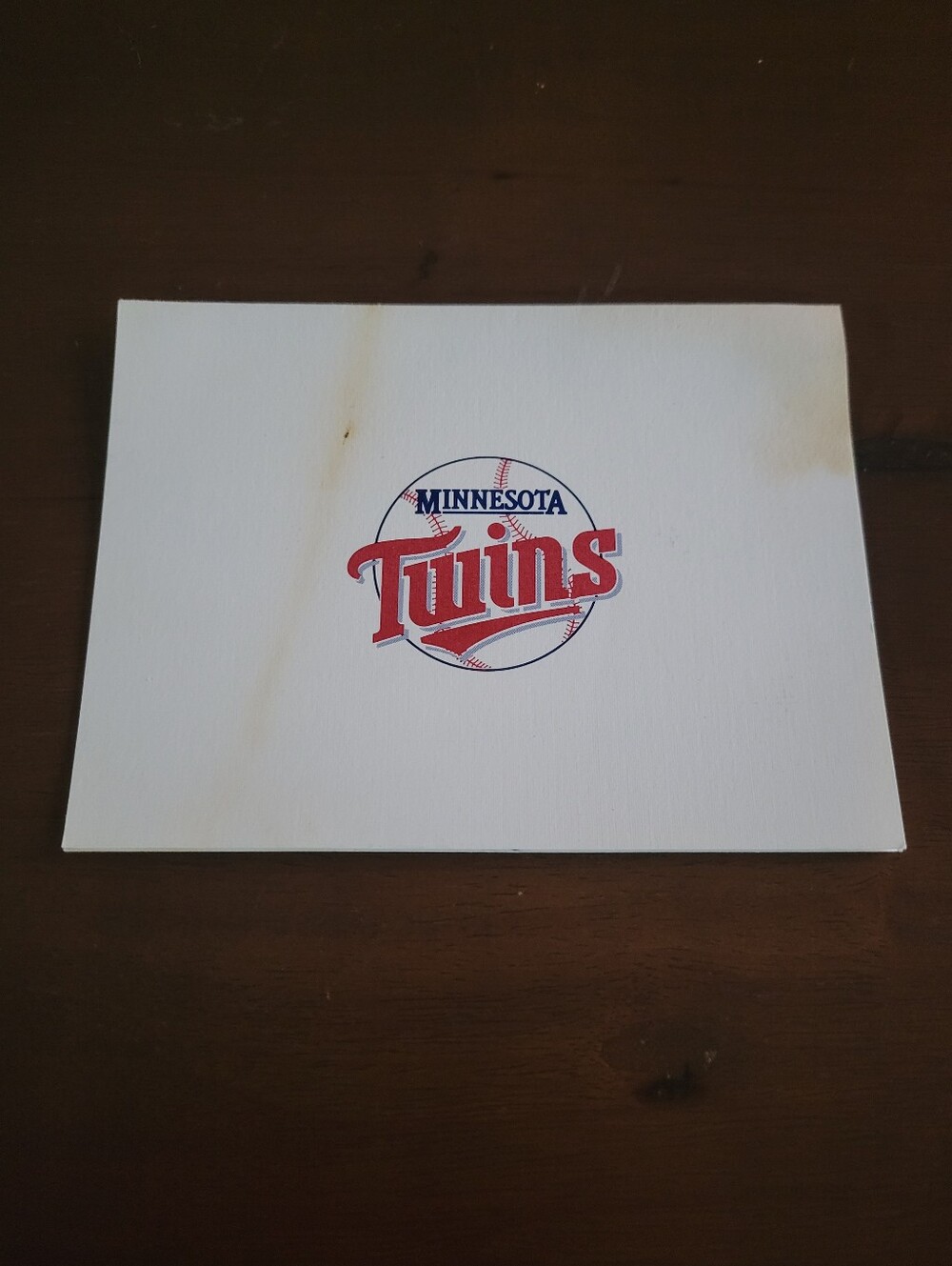 Vintage Minnesota Twins Congratulations Card